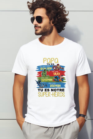 Papa tu es notre super héros